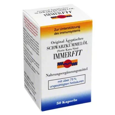 SCHWARZKÜMMELÖL Immerfit Kapsüller, 50 Kapsül