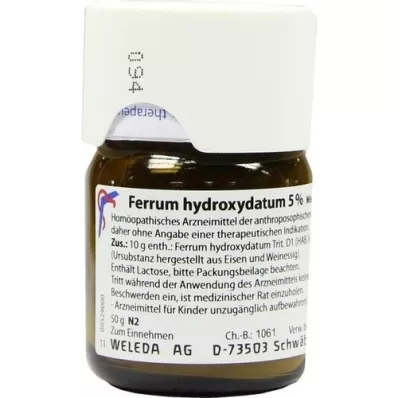 FERRUM HYDROXYDATUM %5 tritürasyon, 50 g