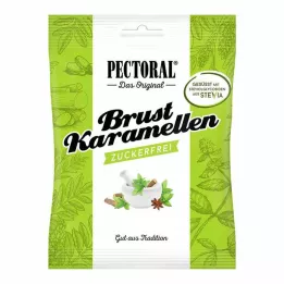 PECTORAL Göğüs karameli şekersiz poşet, 60 g