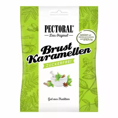 PECTORAL Göğüs karameli şekersiz poşet, 60 g