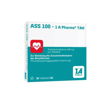 ASS 100-1A Pharma TAH Tabletler, 50 adet ASS 100-1A Pharma TAH Tabletler, 50 adet