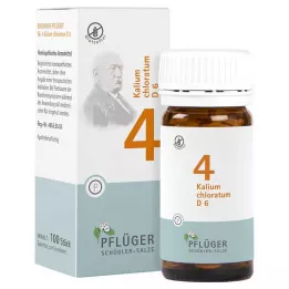BIOCHEMIE Pflüger 4 Potasyum kloratum D 6 Tablet, 100 Kapsül