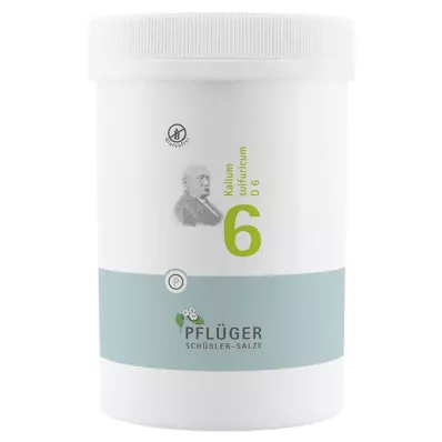 Biyokimya Pflueger 6 Kalium sülfürikum D 6 tablet, 4000 adet Biyokimya Pflueger 6 Kalium sülfürikum D 6 tablet, 4000 adet