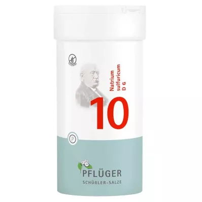 Biyokimya Pflueger 10 Natrum sulphricum D 6 tablet, 400 adet Biyokimya Pflueger 10 Natrum sulphricum D 6 tablet, 400 adet