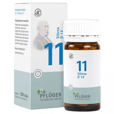 Biyokimya Pflueger 11 Silicea D 12 tablet, 100 adet Biyokimya Pflueger 11 Silicea D 12 tablet, 100 adet