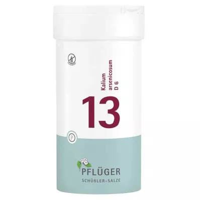 Biyokimya Pflueger 13 Potasyum arsenik.D 6 tablet, 400 adet Biyokimya Pflueger 13 Potasyum arsenik.D 6 tablet, 400 adet