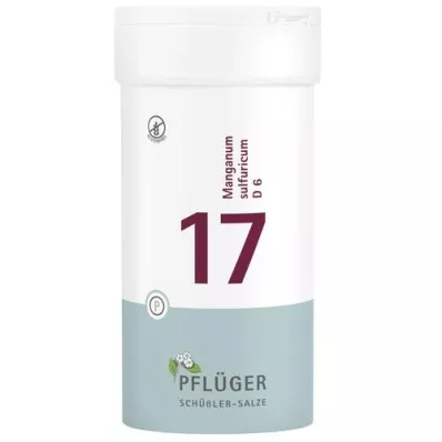 BIOCHEMIE Pflüger 17 Manganum sulfuricum D 6 tablet, 400 adet