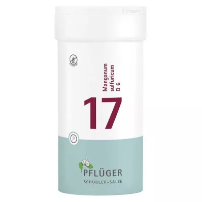 BIOCHEMIE Pflüger 17 Manganum sulfuricum D 6 tablet, 400 adet BIOCHEMIE Pflüger 17 Manganum sulfuricum D 6 tablet, 400 adet