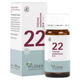BIOCHEMIE Pflüger 22 Kalsiyum karbonikum D 6 tablet, 100 adet