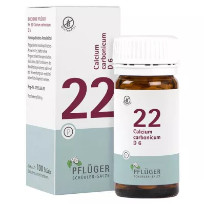 Biyokimya Pflueger 22 Kalsiyum carbonicum D 6 tablet, 100 adet Biyokimya Pflueger 22 Kalsiyum carbonicum D 6 tablet, 100 adet