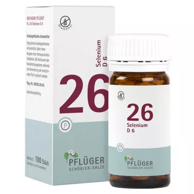Biyokimya Pflueger 26 Selenyum D 6 tablet, 100 adet Biyokimya Pflueger 26 Selenyum D 6 tablet, 100 adet