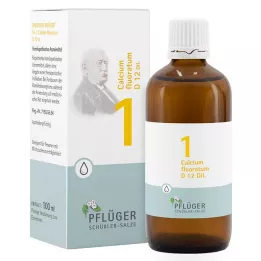 BIOCHEMIE Pflüger 1 Calcium fluoratum D 12 damla, 100 ml