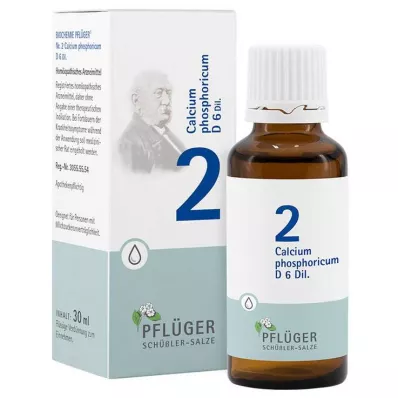 Biyokimya Pflueger 2 Kalsiyum fosforikum D 6 damla, 30 ml