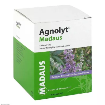 AGNOLYT MADAUS Sert kapsüller, 100 adet AGNOLYT MADAUS Sert kapsüller, 100 adet