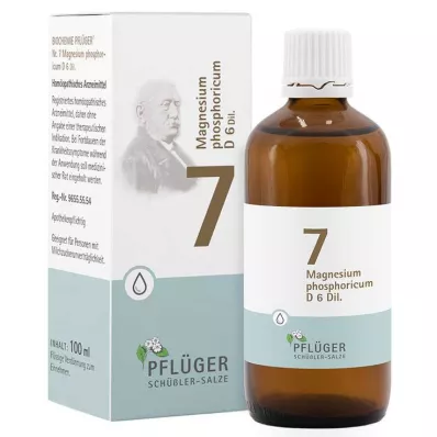 Biyokimya Pflueger 7 Magnezyum fosforikum D 6 damla, 100 ml Biyokimya Pflueger 7 Magnezyum fosforikum D 6 damla, 100 ml
