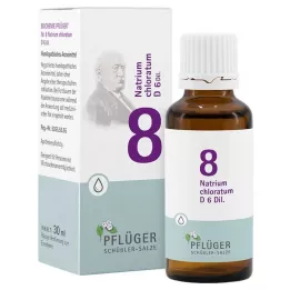 BIOCHEMIE Pflüger 8 Natrium chloratum D 6 damla, 30 ml
