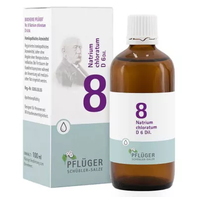 BIOCHEMIE Pflüger 8 Natrium chloratum D 6 damla, 100 ml
