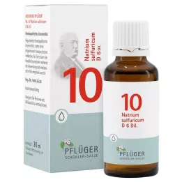 BIOCHEMIE Pflüger 10 Natrium sulfuricum D 6 damla, 30 ml