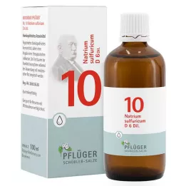 BIOCHEMIE Pflüger 10 Natrium sulfuricum D 6 damla, 100 ml