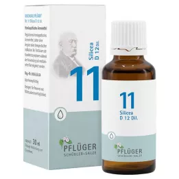 BIOCHEMIE Pflüger 11 Silicea D 12 damla, 30 ml