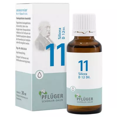 BIOCHEMIE Pflüger 11 Silicea D 12 damla, 30 ml