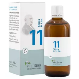 BIOCHEMIE Pflüger 11 Silicea D 12 damla, 100 ml