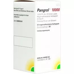 PANGROL 10.000 Enterik kaplı kabuklu sert kapsül, 50 adet