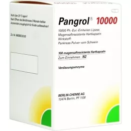 PANGROL 10.000 Enterik kaplı kabuklu sert kapsül, 100 adet