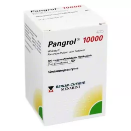 PANGROL 10.000 Enterik kaplı kabuklu sert kapsül, 100 adet