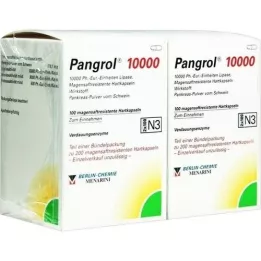PANGROL 10.000 Enterik kaplı kabuklu sert kapsül, 200 adet