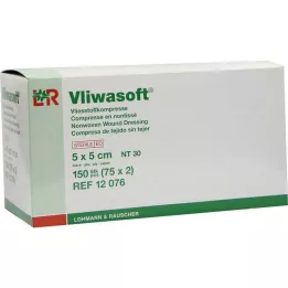VLIWASOFT Dokunmamış kompresler 5x5 cm steril 4l, 150 adet