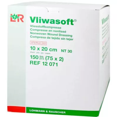 VLIWASOFT Dokunmamış kompresler 10x20 cm steril 4l, 150 adet