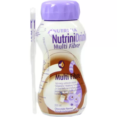 NUTRINIDRINK MultiFibre çikolata aroması, 200 ml