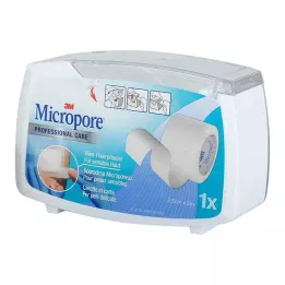 MICROPORE Dokumasız yama 2,5 cmx5 w.Abr.1530NP-1SD, 1 adet