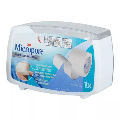 MICROPORE Dokumasız yama 2,5 cmx5 w.Abr.1530NP-1SD, 1 adet MICROPORE Dokumasız yama 2,5 cmx5 w.Abr.1530NP-1SD, 1 adet