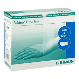 ASKINA Elast Fine bandaj 6 cmx4 m gevşek, 20 adet