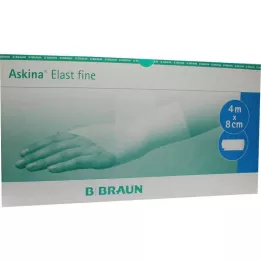 ASKINA Elast Fine bandaj 8 cmx4 m gevşek, 100 adet