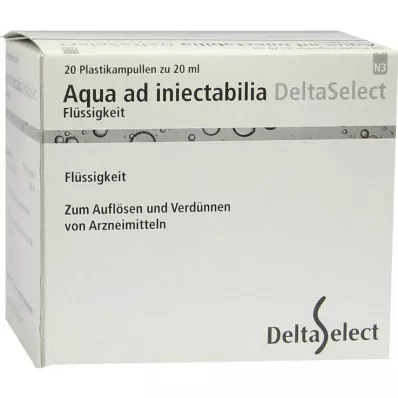AQUA AD iniectabilia plastik, 20X20 ml