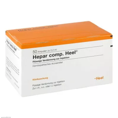 HEPAR COMP.Topuk ampulleri, 50 adet