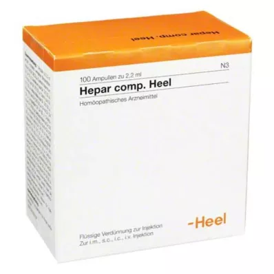 HEPAR COMP.Topuk ampulleri, 100 adet