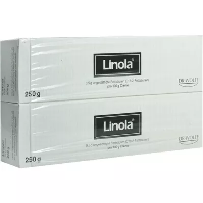 LINOLA Krema, 2X250 g