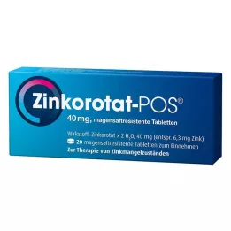 ZINKOROTAT POS enterik kaplı tabletler, 20 adet