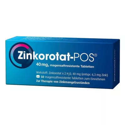 ZINKOROTAT POS enterik kaplı tabletler, 50 adet ZINKOROTAT POS enterik kaplı tabletler, 50 adet