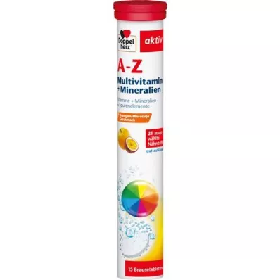 DOPPELHERZ A-Z Multivitamin+Mineral Efervesan Tablet, 15 adet