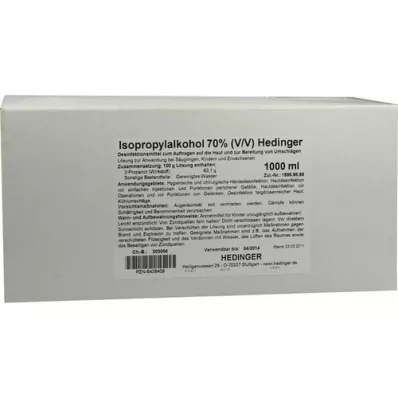 ISOPROPYLALKOHOL %70 Hedinger, 1000 ml