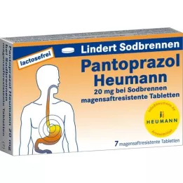 PANTOPRAZOL Heumann mide yanması için 20 mg msr. tablet, 7 adet