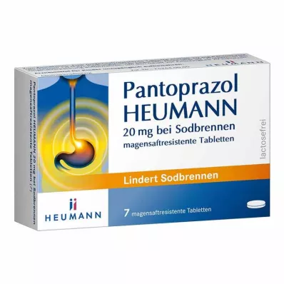 Pantoprazol HEUMANN Mide ekşimesi için 20 mg, 7 adet Pantoprazol HEUMANN Mide ekşimesi için 20 mg, 7 adet