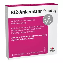 B12 ANKERMANN 1.000 μg ampul, 5X1 ml