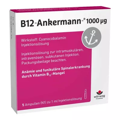 B12 ANKERMANN 1.000 μg ampul, 5X1 ml