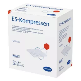 ES-KOMPRESSEN steril 5x5 cm 12x toplu paket, 20X5 adet